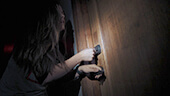 Followed horror movie What's behind the door?