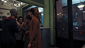 Followed horror movie Caitlin Grace scared in the lobby.